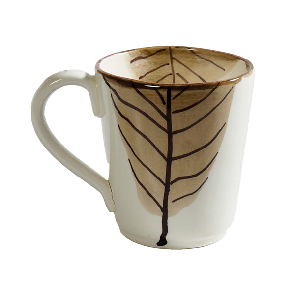 VIRGINIA CASA MUG "LAMINA" FOGLIA TABACCO